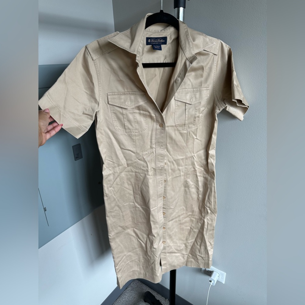Brooks Brothers khaki dress